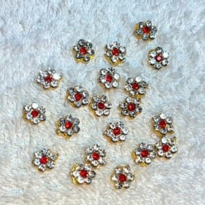 Diamond Floral Bindi For Laddu Gopalji