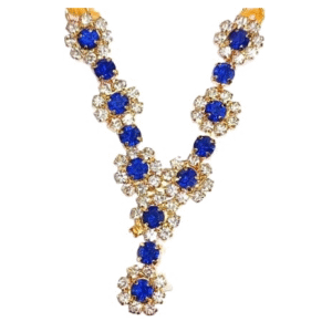 Floral Diamond Mala For Laddu Gopalji