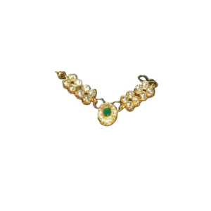 Elegant Diamond Necklace For Shri Krishna