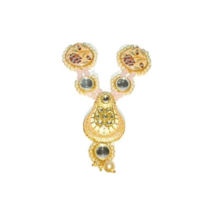 Elegant Kundan Mala For Shri Krishna