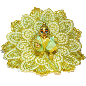 Elegant Moti Poshak For Shri Krishna