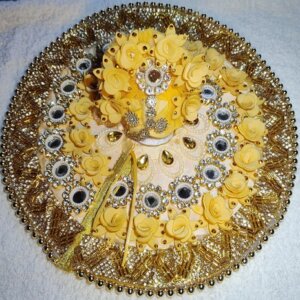 Fancy Golden Poshak For Laddu Gopalji